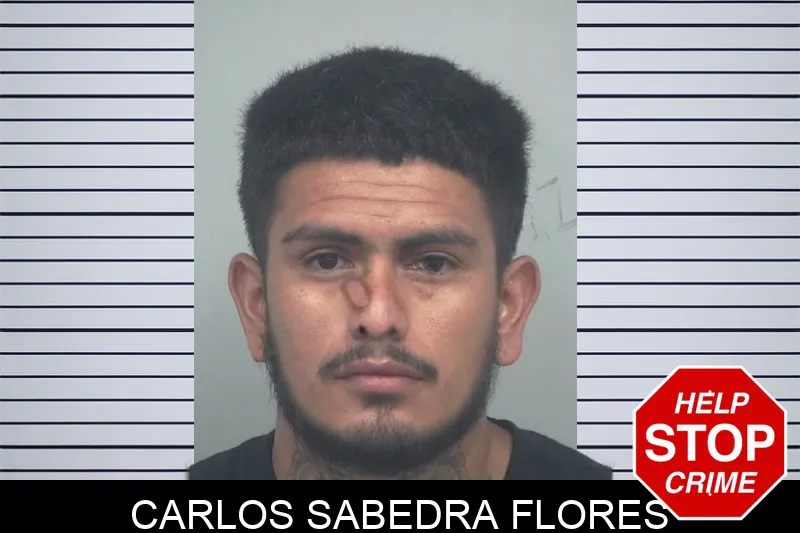 Carlos Sabedra Flores mugshot