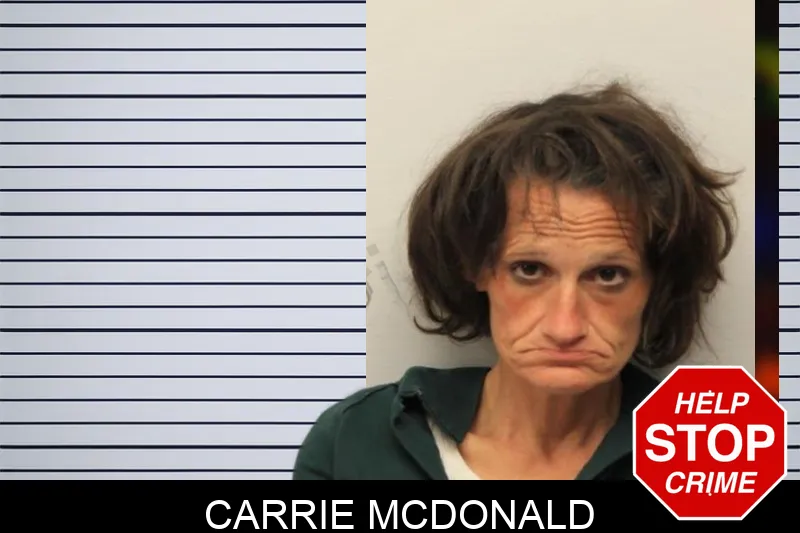 Carrie McDonald mugshot