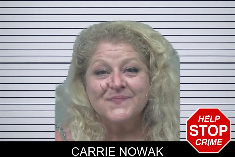 Carrie Nowak mugshot
