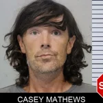 Casey Mathews mugshot