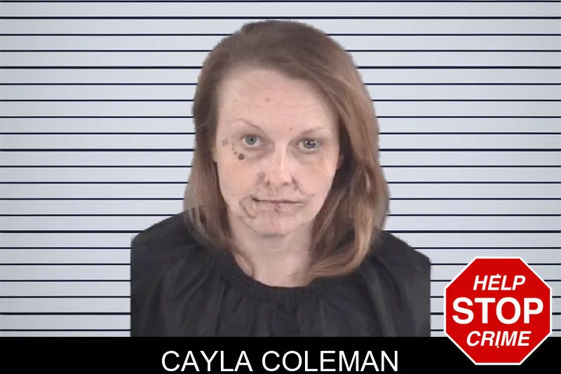Cayla Coleman mugshot