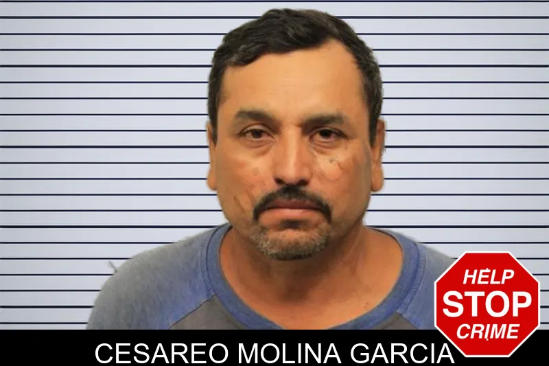 Cesareo Molina Garcia mugshot