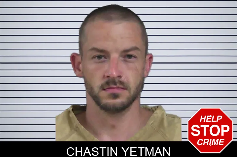 Chastin Yetman mugshot