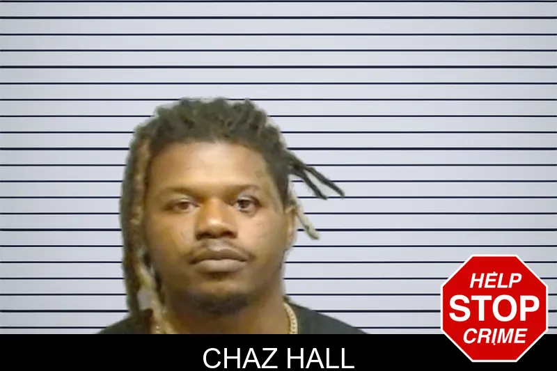 Chaz Hall mugshot