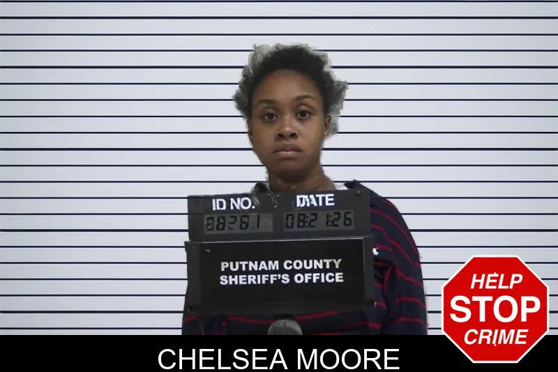 Chelsea Moore mugshot – Putnam County , Georgia Chelsea Moore mugshot