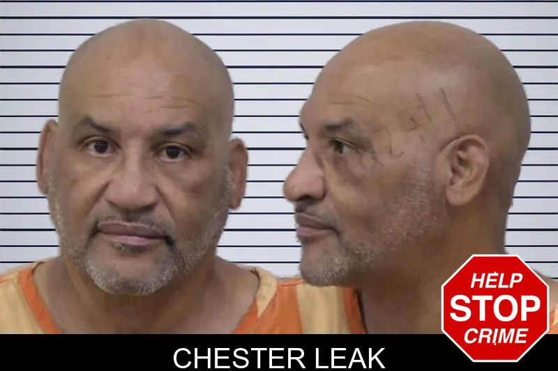 Chester Leak mugshot