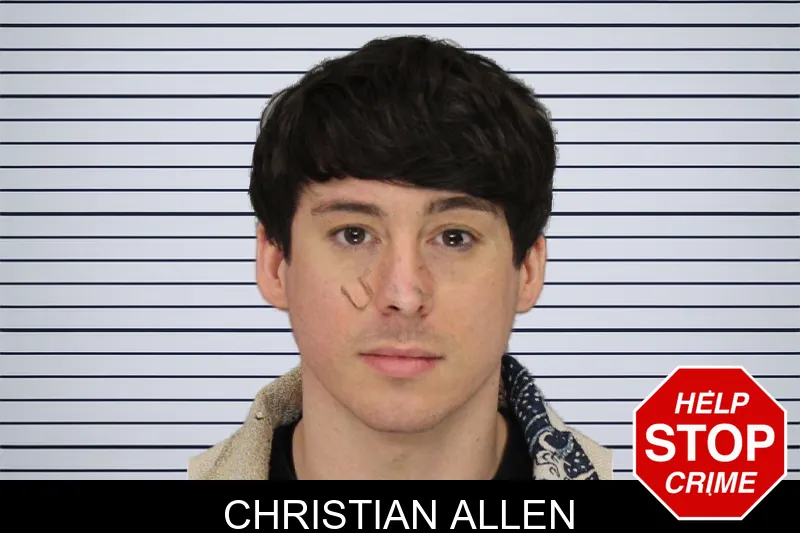 Christian Allen mugshot