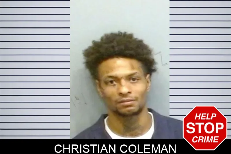 Christian Coleman mugshot