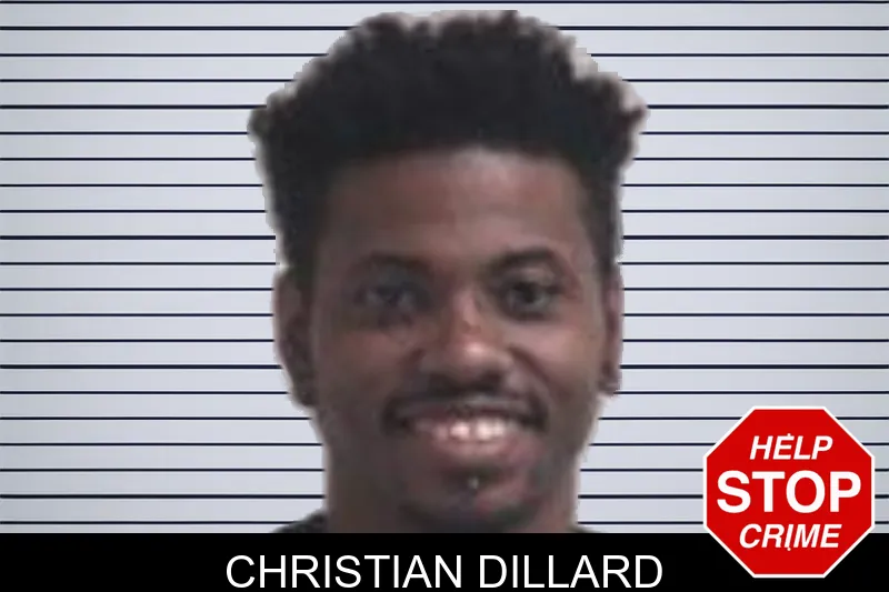 Christian Dillard mugshot