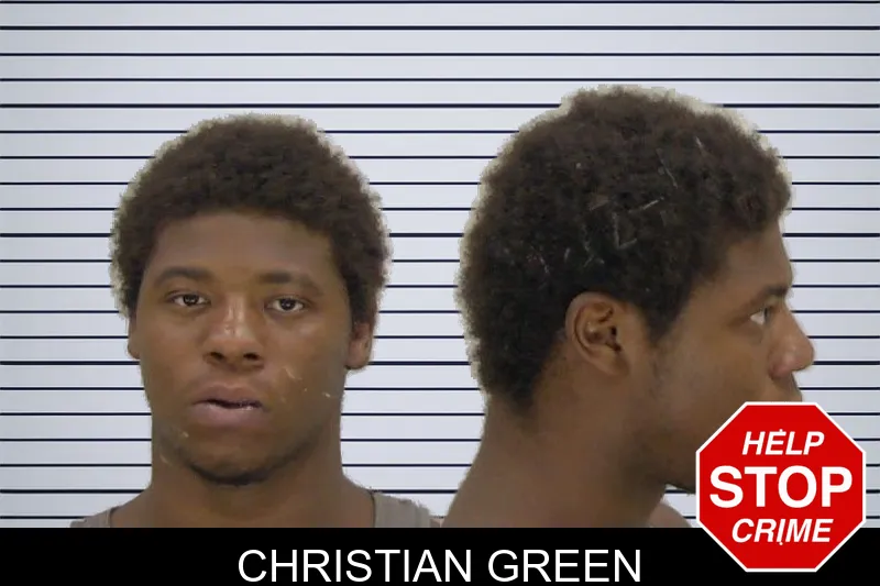 Christian Green mugshot