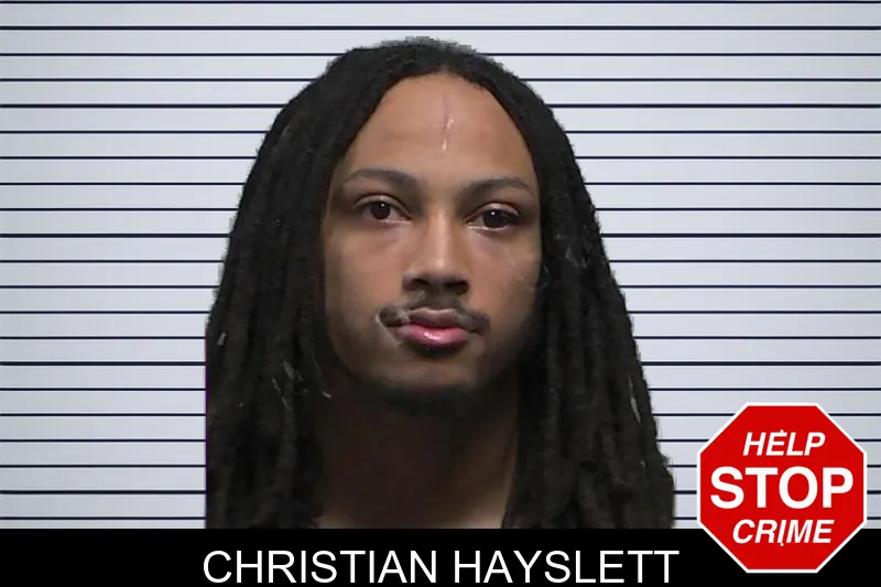 Christian Hayslett mugshot