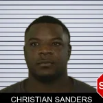 Christian Sanders mugshot