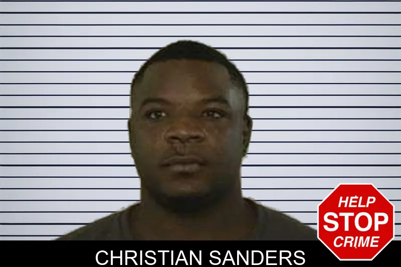 Christian Sanders mugshot