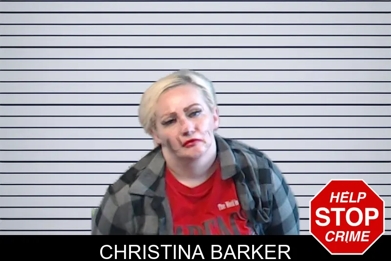 Christina Barker mugshot