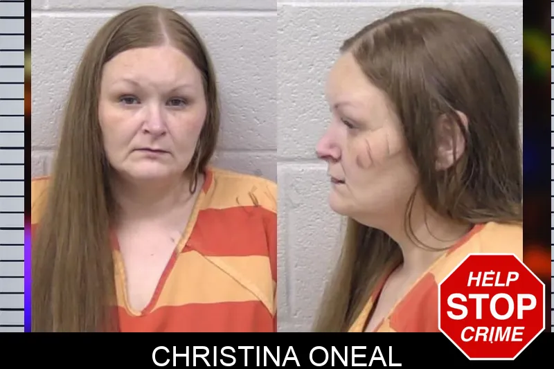 Christina Oneal mugshot