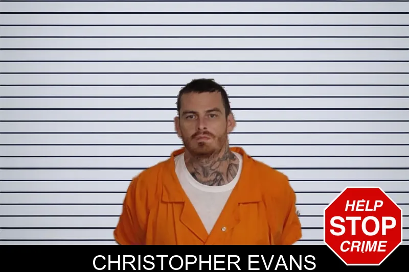 Christopher Evans mugshot
