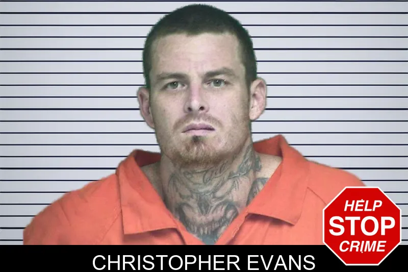 Christopher Evans mugshot