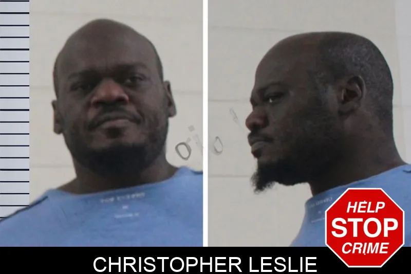 Christopher Leslie mugshot