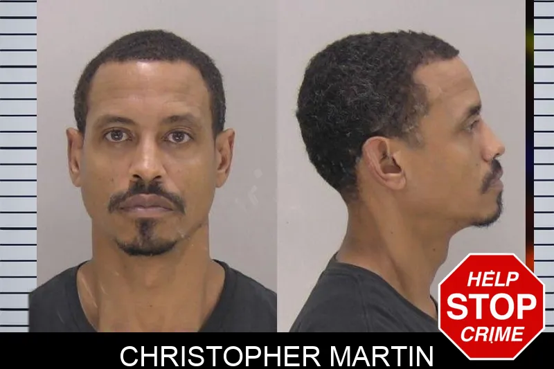 Christopher Martin mugshot