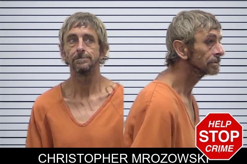 Christopher Mrozowski mugshot