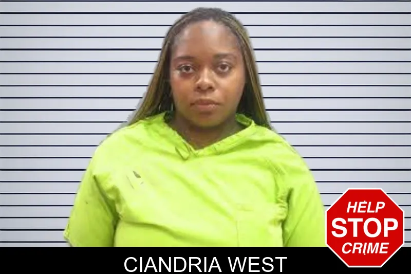 Ciandria West mugshot