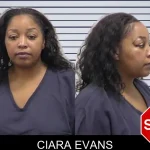 Ciara Evans mugshot