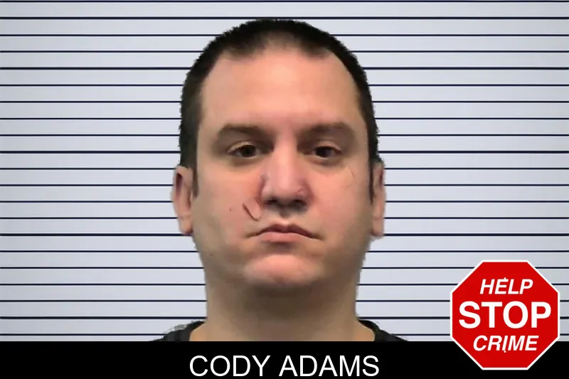 Cody Adams mugshot