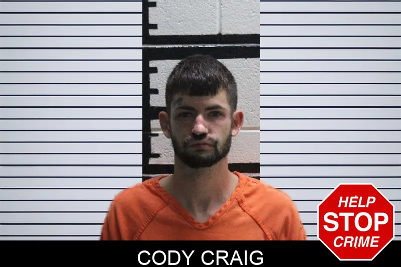 Cody Craig mugshot