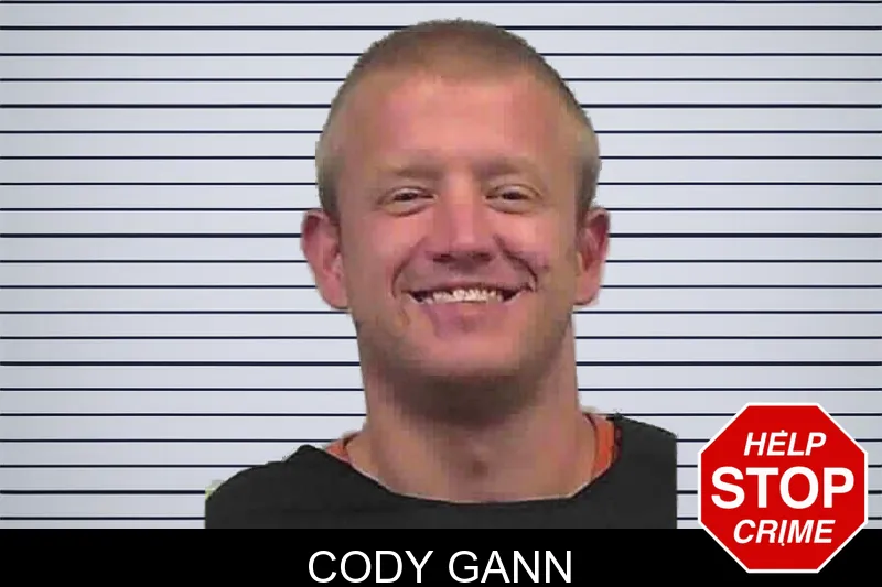 Cody Gann mugshot