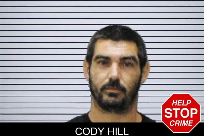 Cody Hill mugshot
