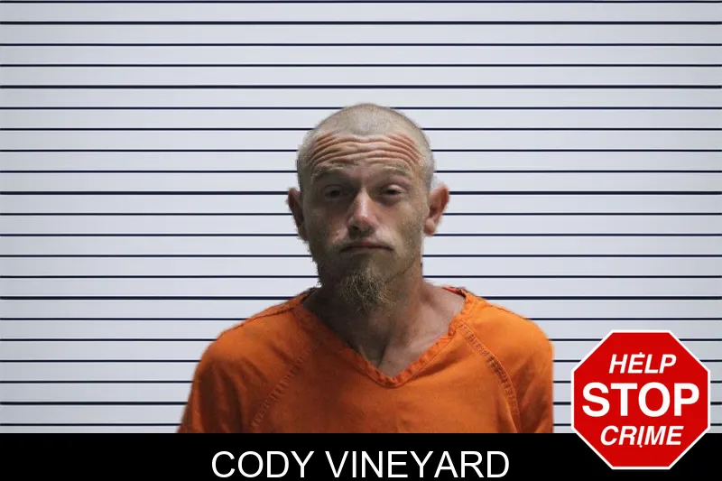 Cody Vineyard mugshot