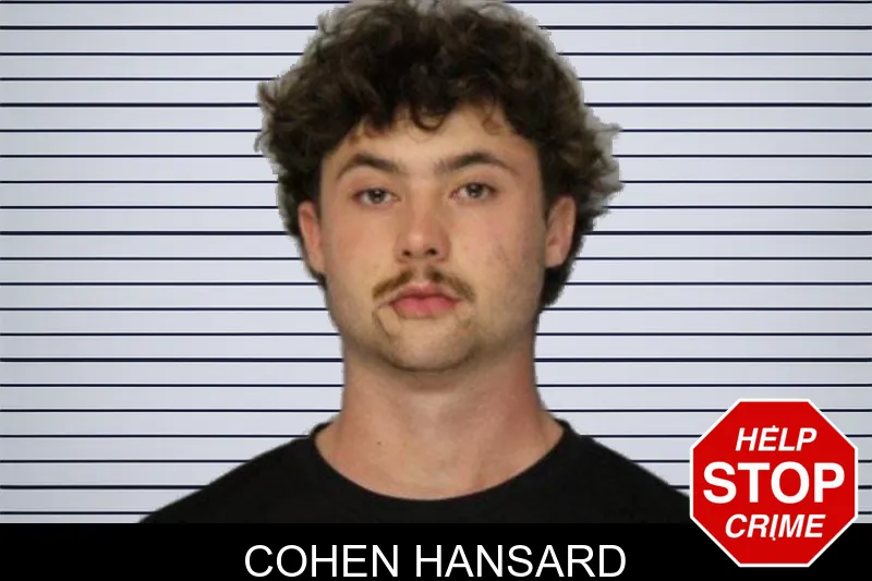 Cohen Hansard mugshot