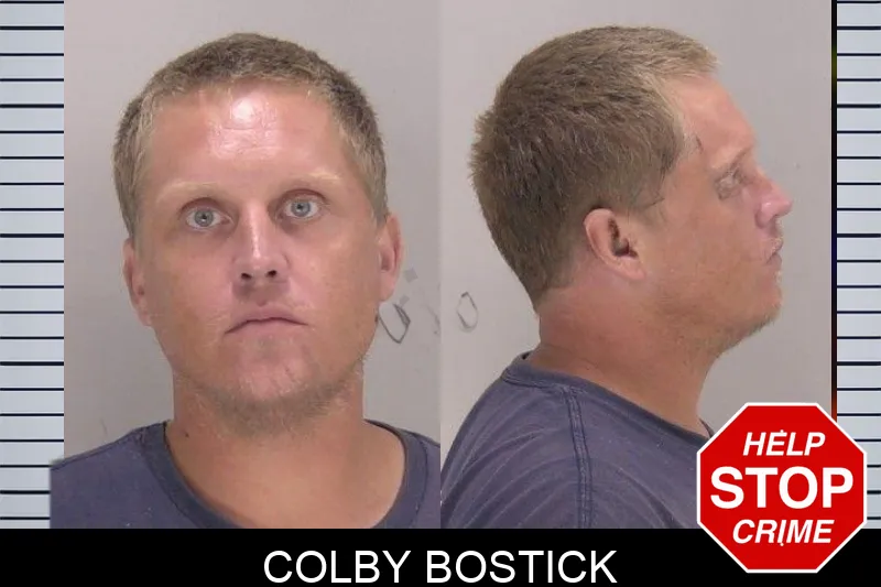 Colby Bostick mugshot