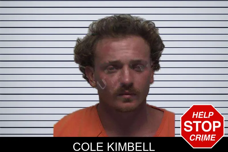 Cole Kimbell mugshot