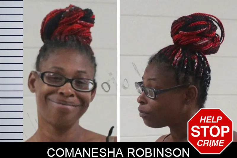 Comanesha Robinson mugshot – Houston County , Georgia Comanesha Robinson mugshot
