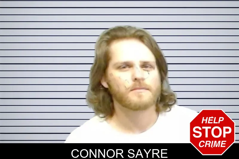 Connor Sayre mugshot