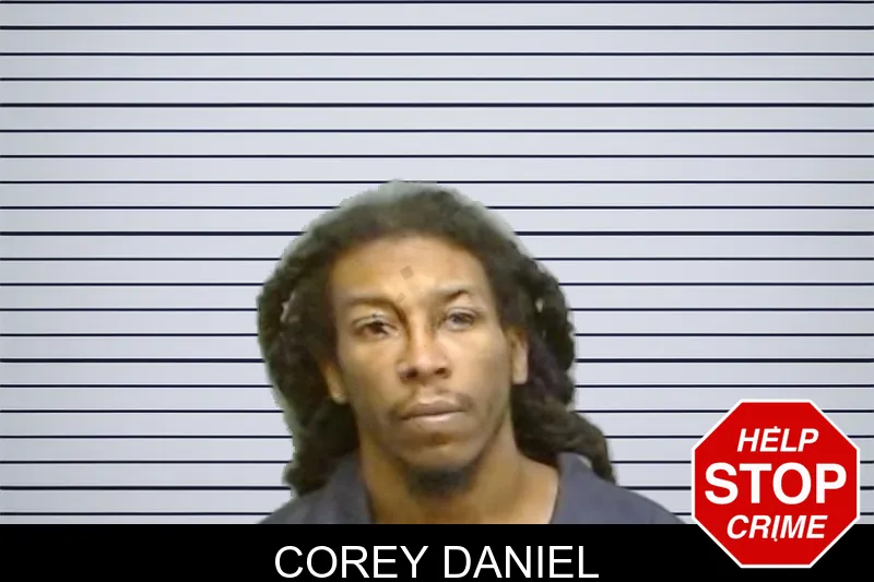 Corey Daniel mugshot