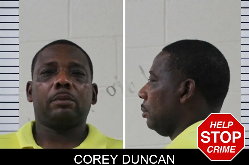 Corey Duncan mugshot