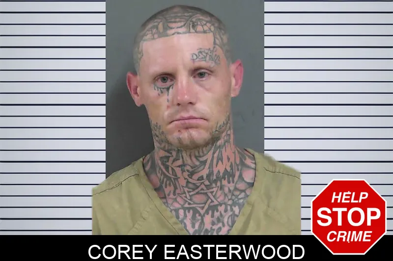 Corey Easterwood mugshot – Gordon County , Georgia Corey Easterwood mugshot