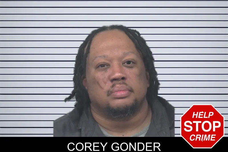 Corey Gonder mugshot