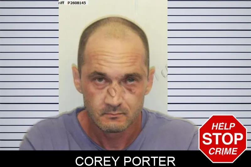 Corey Porter mugshot