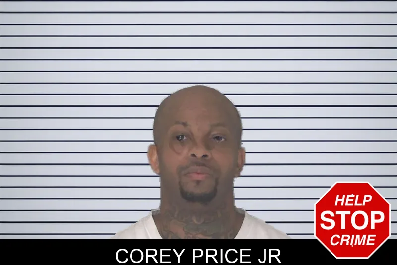 Corey Price Jr mugshot