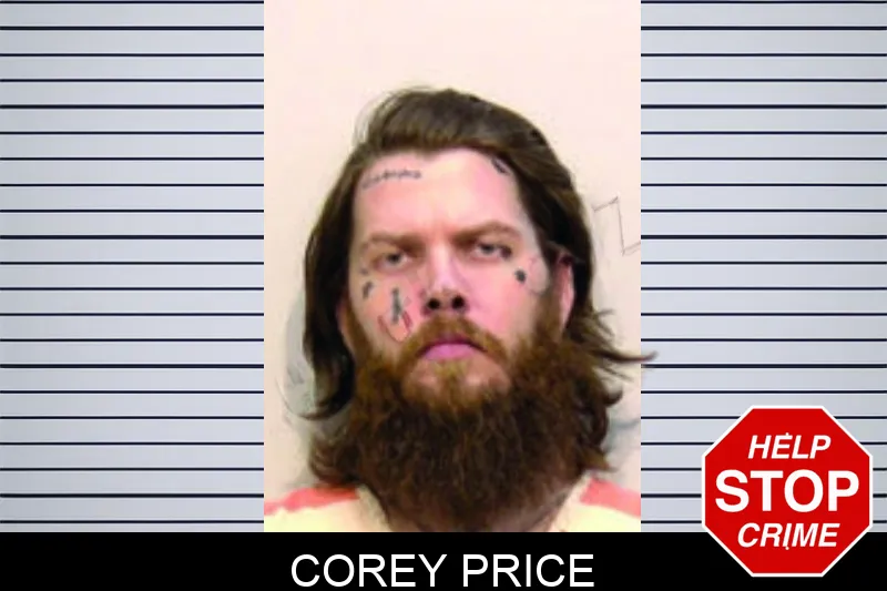 Corey Price mugshot