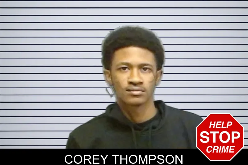 Corey Thompson mugshot