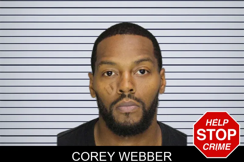Corey Webber mugshot