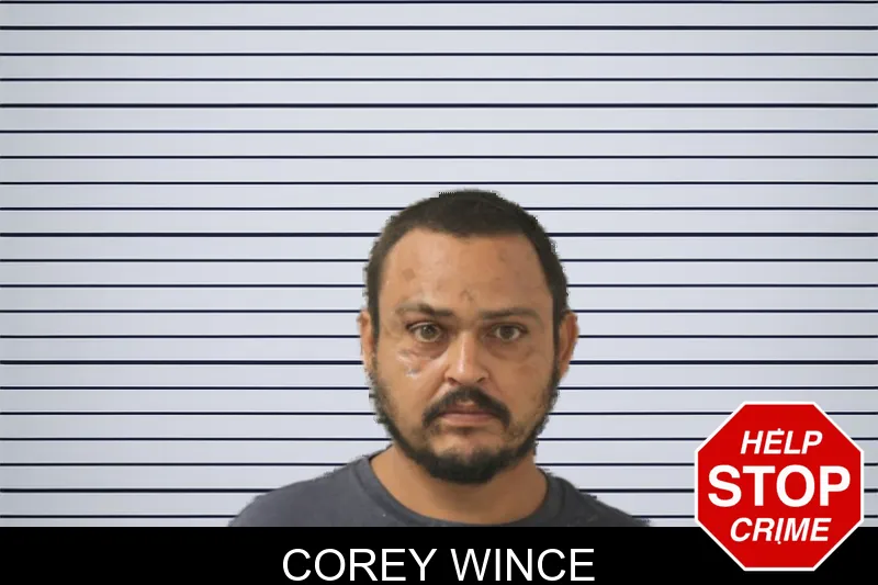 Corey Wince mugshot