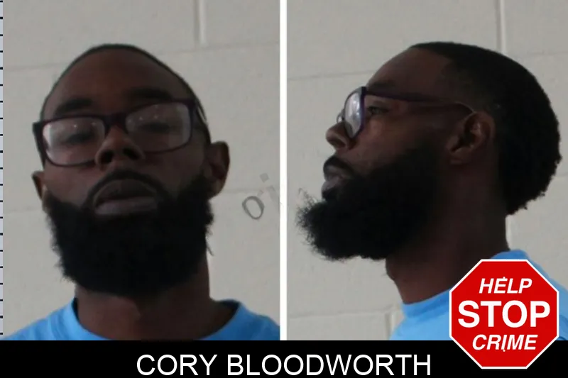 Cory Bloodworth mugshot