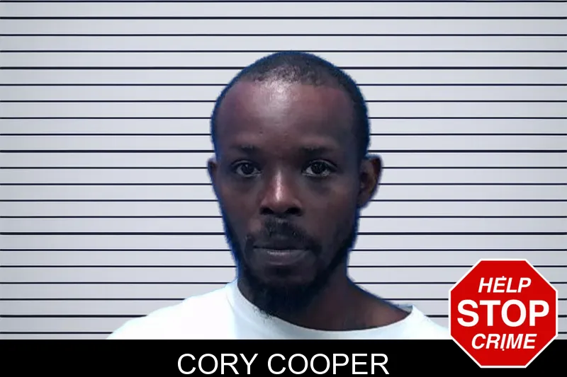 Cory Cooper mugshot
