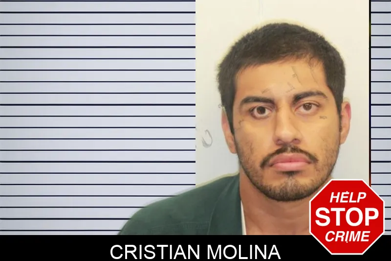 Cristian Molina mugshot