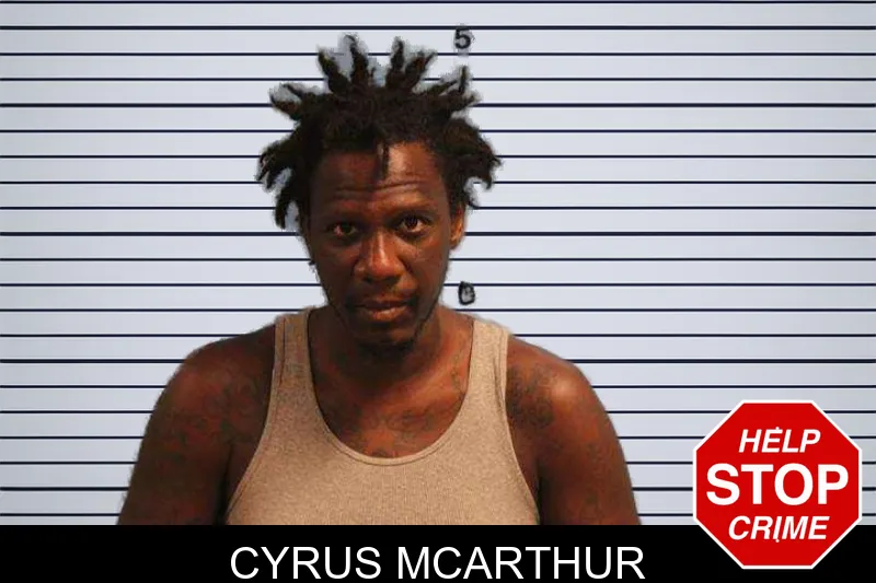 Cyrus McArthur mugshot